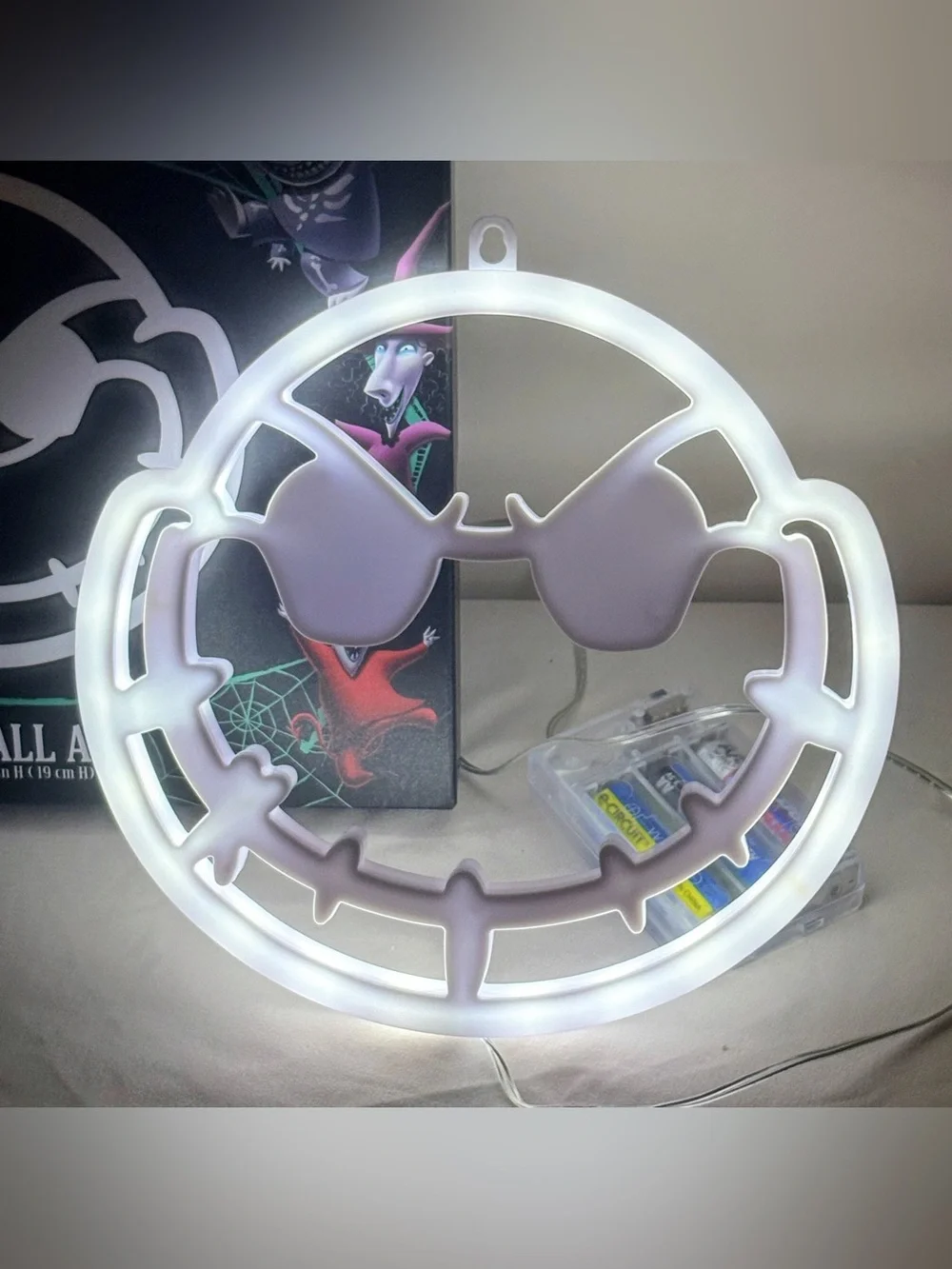 *5 for $25 - Disney Tim Burton’s The Nightmare Before Christmas Neon Wall Art